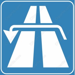 Directional Turn Ahead Icon