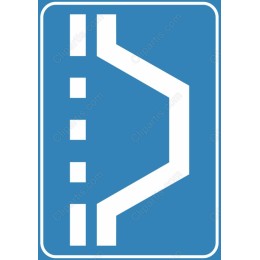 Traffic Direction Sign