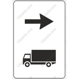 Modern Transportation - Arrow and Truck Icon