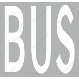 Bold Typography BUS