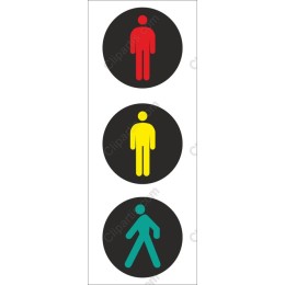 Colorful Human Icons Set