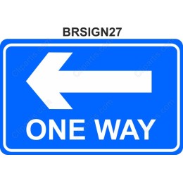 One Way Sign