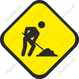 Construction Work Sign