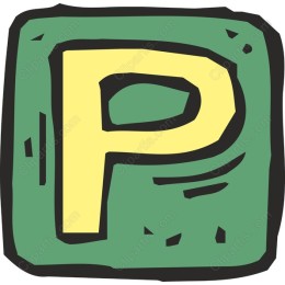Playful Cartoon P