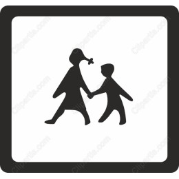 Whimsical Caregiver and Child