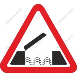 Caution Water Hazard Sign