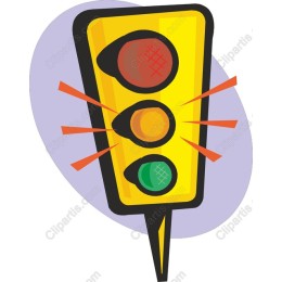 Vibrant Traffic Light