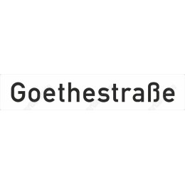 Goethestra?e Urban Typography