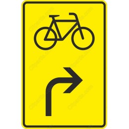 Bicycle Navigation Sign