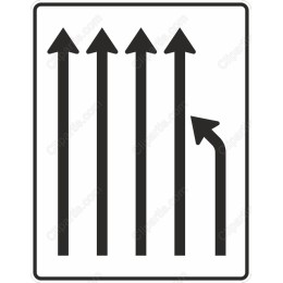 Upward Arrows with Diverging Feature