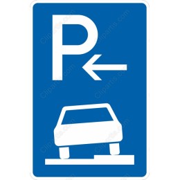 Parking Direction Sign