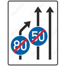 Traffic Speed Limit Sign