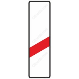 Red Diagonal Stripe
