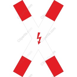 Electric X with Lightning Bolt
