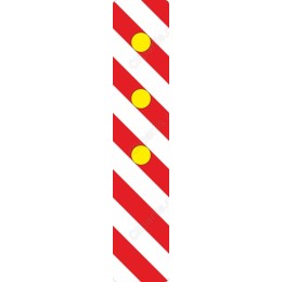 Bold Red and White Striped with Yellow Accents