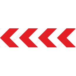Red Chevron Directional
