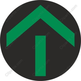 Green Upward Arrow Icon