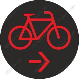 Bicycle Direction Sign
