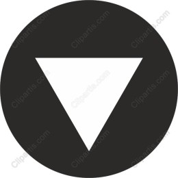 Minimalist Downward Triangle