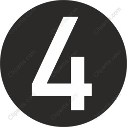 Number 4 Icon