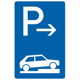 Parking Sign - Directional Parking Icons