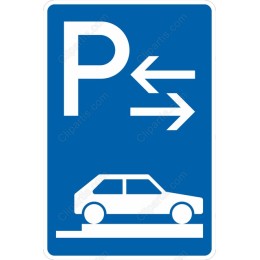 Parking Direction Sign
