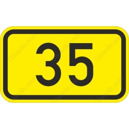 35 House Number Sign