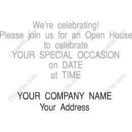 Elegant Open House Invitation