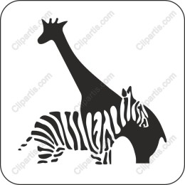 Giraffe and Zebra Fusion