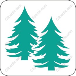 Stylized Pine Trees