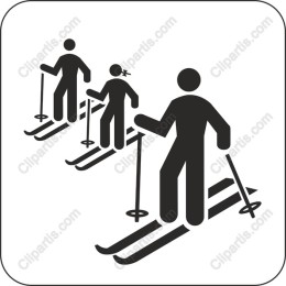 Trio of Skiers