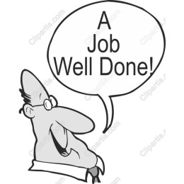 Cheerful A Job Well Done