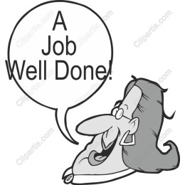 A Job Well Done! Celebratory