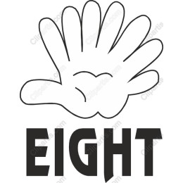 Hand Illustrated Eight