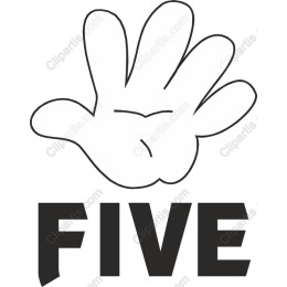 Five Hand Gesture