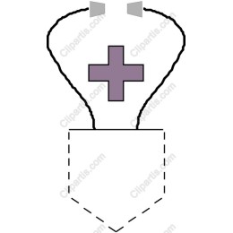 Stylish Medical Bag with Purple Cross
