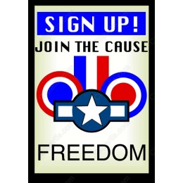 Sign Up for Freedom - Patriotic