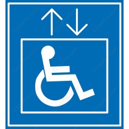 Accessibility Elevator Sign