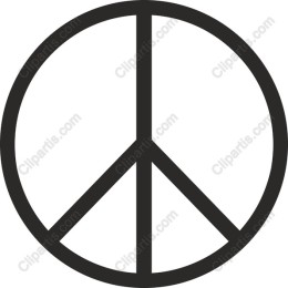 Minimalist Peace Symbol