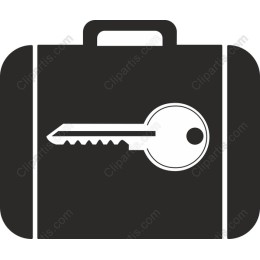 Sleek Suitcase and Key