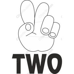 Peace Sign with Two