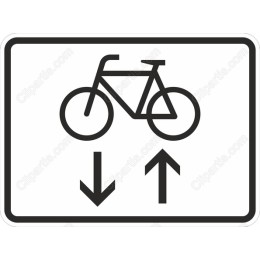 Bicycle Direction Sign