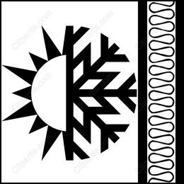 Sun and Snowflake