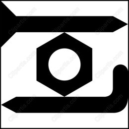 Geometric Gear Icon