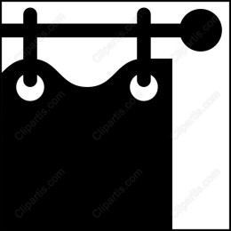 Elegant Curtain Icon