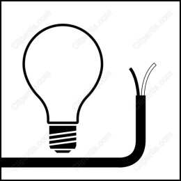 Light Bulb and Wire