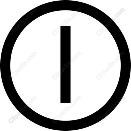 Minimalist Vertical Line Icon