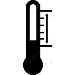 Modern Thermometer Graphic