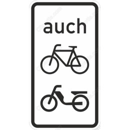 Bicycle and Scooter Sign