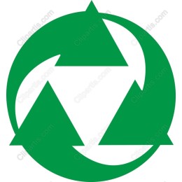 Recycling Symbol with Trees